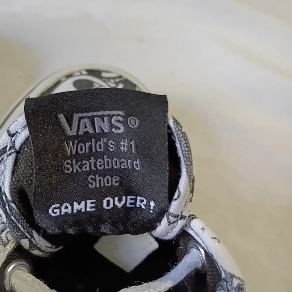 Vans Nintendo Super Mario Bros Villains Game Over Sneakers W7 M5.5 Canvas Skate - Picture 4 of 15